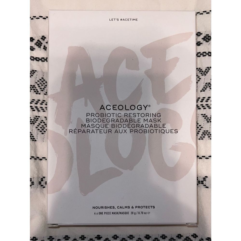 ACEOLOGY PROBIOTIC RESTORING BIODEGRADABLE MASK
